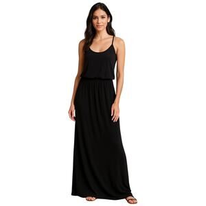 Papermoon Black Sleeveless Maxi Dress Women’s L NWT